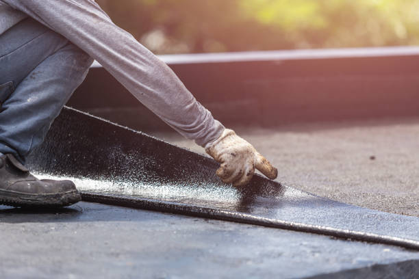 Professional Exterior Waterproofing technician working in Brentwood, PA